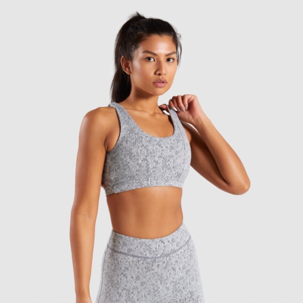 Gymshark Fleur Texture Sports Bra